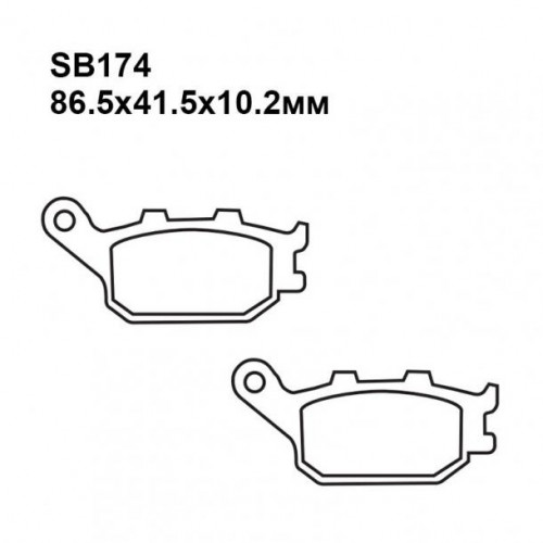 Тормозные колодки Puller SB174